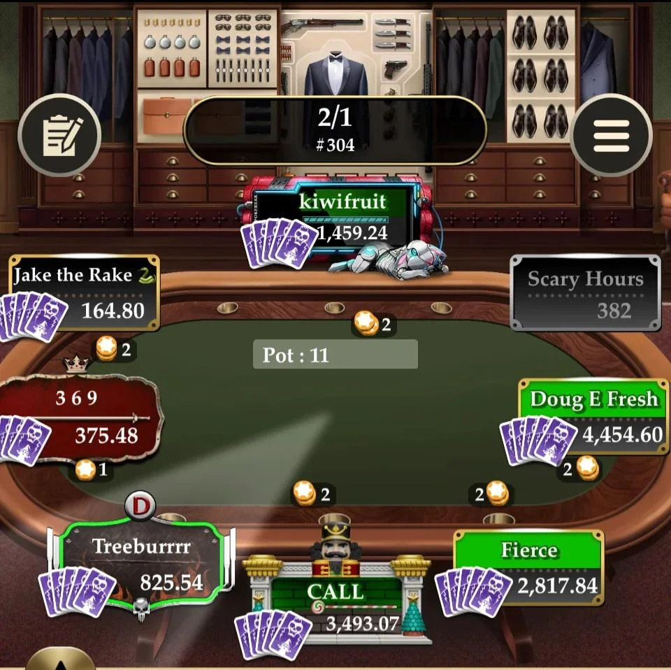 Scratch poker